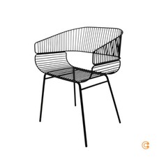 Petite Friture Trame Stuhl Sitzmöbel Esszimmerstuhl schwarz Designstuhl 