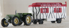 Wiking 1:87 Traktor A.S.S Schlüter Super 1250 Circus Zirkus Anhänger 0875 40 OVP