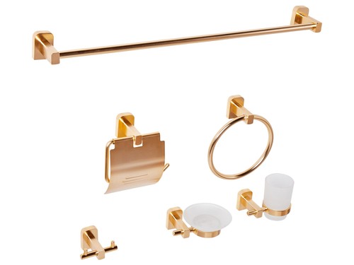 Badezimmer halter set teilig - badezimmer-halter-set, 6-teilig