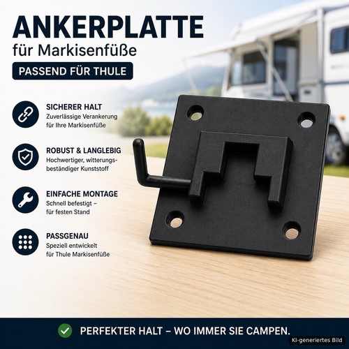 2er set ankerplatte markise - set,