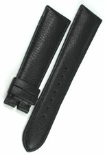 22mm Schwarzer CHRONOSWISS original Kalbsleder Strap Uhrband Band 22/18mm