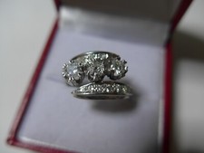 Art Deco Ring 585 Weißgold