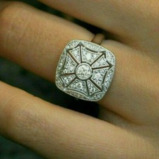 1,20 Kt Rund Weiß Diamant