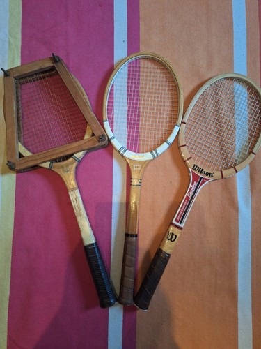 Vintage tennisschläger - 3×vintage,