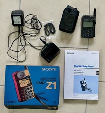 Handy Vintage Sony CMD Z1 von 1997 mit allem Zubehör, Gebrauchsanweisung, Karton