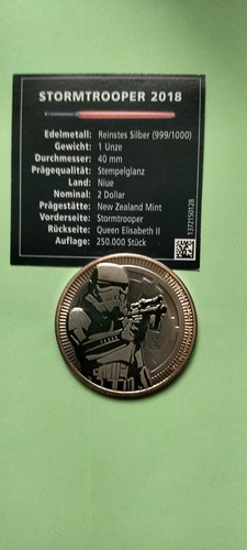 Unze silber niue - oz, dollar