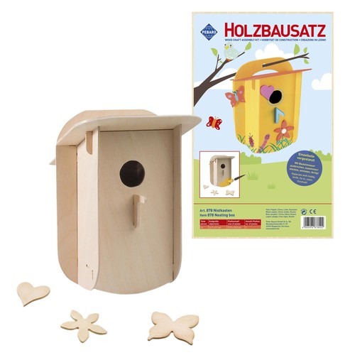 Pebaro holzbausatz nistkasten - holzbausatz,