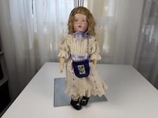 Künstlerpuppe Sammler Porzellankopf Puppe 40 cm Zustand Siehe Foto