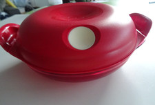 Tupperware Micro Fix Mikrowellenschüssel oval 1,1l rot