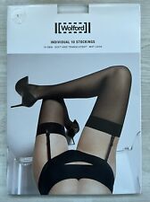Wolford "Individual 10" Stocking/Strapsstrümpfe, Gr. L, 10 DEN, white, OVP