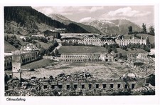 AK Obersalzberg - Kaserne und Platterhof um 1945 - Fotokarte