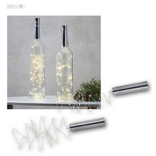 LED-Korken-Lichterkette Batteriebetrieb Timer, Flachenlicht, Flaschenbeleuchtung