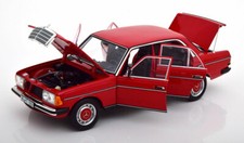 MERCEDES 200 W123 Limousine 1982 Rot Norev 183714 1/18 E Klasse Benz 1000 Stück