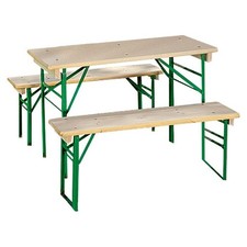 Bierzeltgarnitur Holz 110 cm