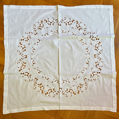 Quadratische tischdecke weiß - quadratische,
