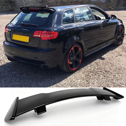 Dachspoiler schwarz glänzend - dachspoiler,