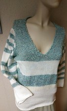 NEU Pullover Handarbeit  ANNY BLATT Wolle Angora Perlchen Materialmix sommerpull