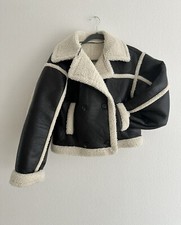Jacke Teddy Blogger Winter Kunstleder