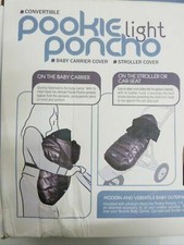 7 AM Entfant Pookie Poncho Light Babytasche Trage Poncho Babydecke lila BC1