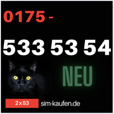 Prepaid SIM- Karte Congstar