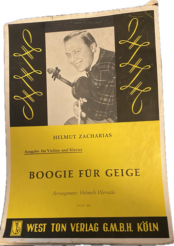 Altes notenheft boogie für - altes,