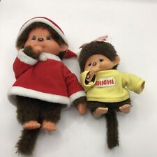 Original Monchichi Monchichi & 1 Chhichi  Vintage Groß 20 cm Klein 11 cm