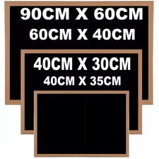 Großes schwarzes Brett Holz