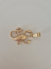 Skorpion Anhänger 585 GOLD 14 Karat Gelbgold ohne Kette NEU!