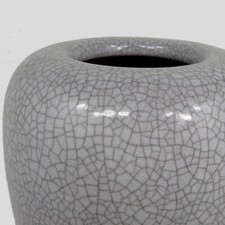 CRAQUELE VASE ° KARLSRUHER MAJOLIKA MANUFAKTUR ° FRIDEGART GLATZLE ° KERAMIK