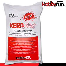HobbyFun 5 kg KERAflott Reliefgießpulver Gießmasse Keramikpulver Reliefform