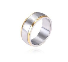 Tribal Spirit Steel Bandring