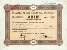 Sesselbahn u. Skilift AG 1949