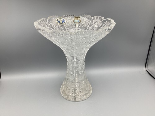 Bleikristall vase bohemia - bleikristall,