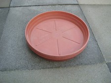 5x Blumentopf Untersetzer 30cm rund Kunststoff Terrakotta für Pflanzkübel Töpfe