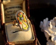 Ring Golden Antik Einstellbar