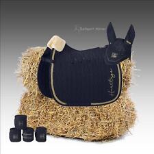 Eskadron HERITAGE Schabracke " GLOSSY PEACOCK " im Set, navy, Dressur, Warmblut