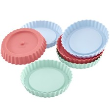 Tortelett Rund Silikon 6er Set