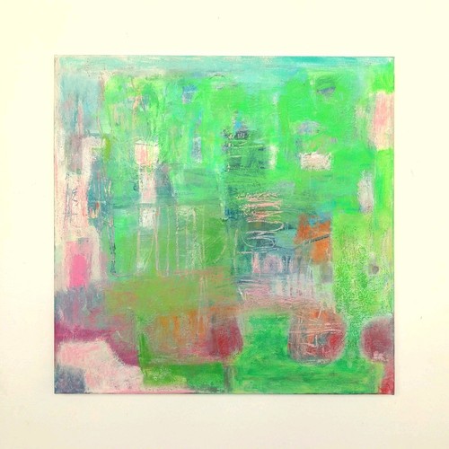 Abstraktes gemälde 50x50 - gemälde, cm