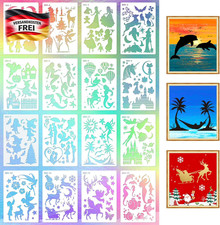 Malschablonen Kinder Set 16