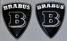 2x Chrom Aufkleber Emblem Logo