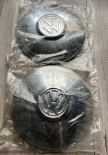 2 x Original VW Bus T1 T2 T3 Volkswagen Käfer / Bulli Chrom Metall Radkappe  OVP