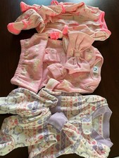 LOT of 3 Newborn Girls outfits