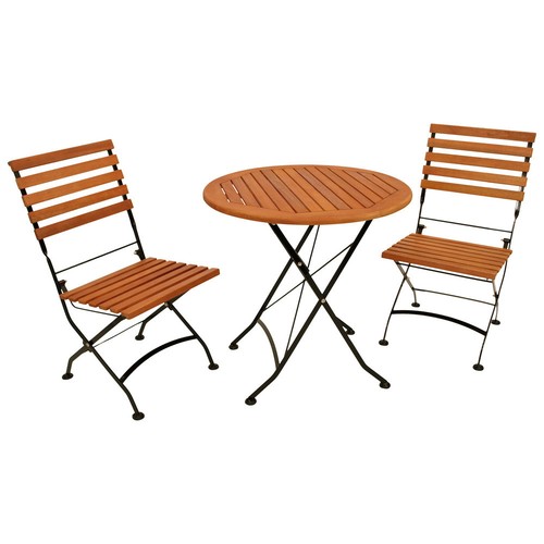 Bistro set teilig klappbar - 3-teilig,