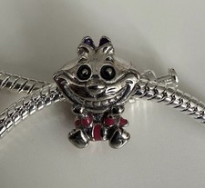 Grinsekatze Alice Im Wunderland Charm Style Pandora NEU Silber