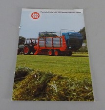 Prospekt Mengele Ladewagen LAW 360 Spezial / LAW 460 Hydro Stand 02/1982
