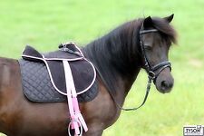 Sattel Schwarz Rosa sehr LEICHT 8 10 12 Z Minishetty Mini Shetty Falabella  TY