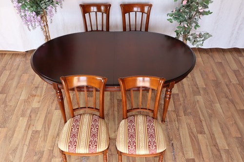 1269 restaurierter esstisch - restaurierter,