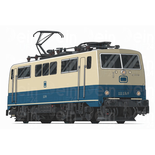 Eisenbahn aufkleber br111 - eisenbahn, "br111"
