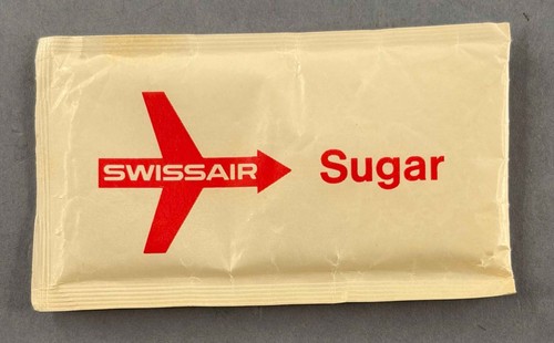 Swissair airline zuckerpaket - airline,