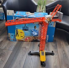 Playmobil CITY Action - oranger Baukran mit Zubehör - 9399 - Zustand: gebraucht